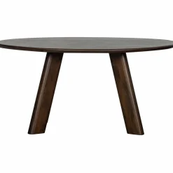 Organische Eettafel Roundly Mangohout, kleur Walnoot - 180 cm - Loft24.nl