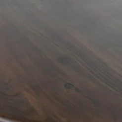 Organische Eettafel Roundly Mangohout, kleur Walnoot - 180 cm - Loft24.nl