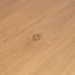 Organische Eettafel Tablo Eikenhout Met 3-stand poot 130 x 130cm - Loft24.nl