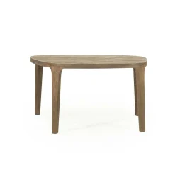 Organische Eettafel Taylor Mangohout - 140 cm - Loft24.nl