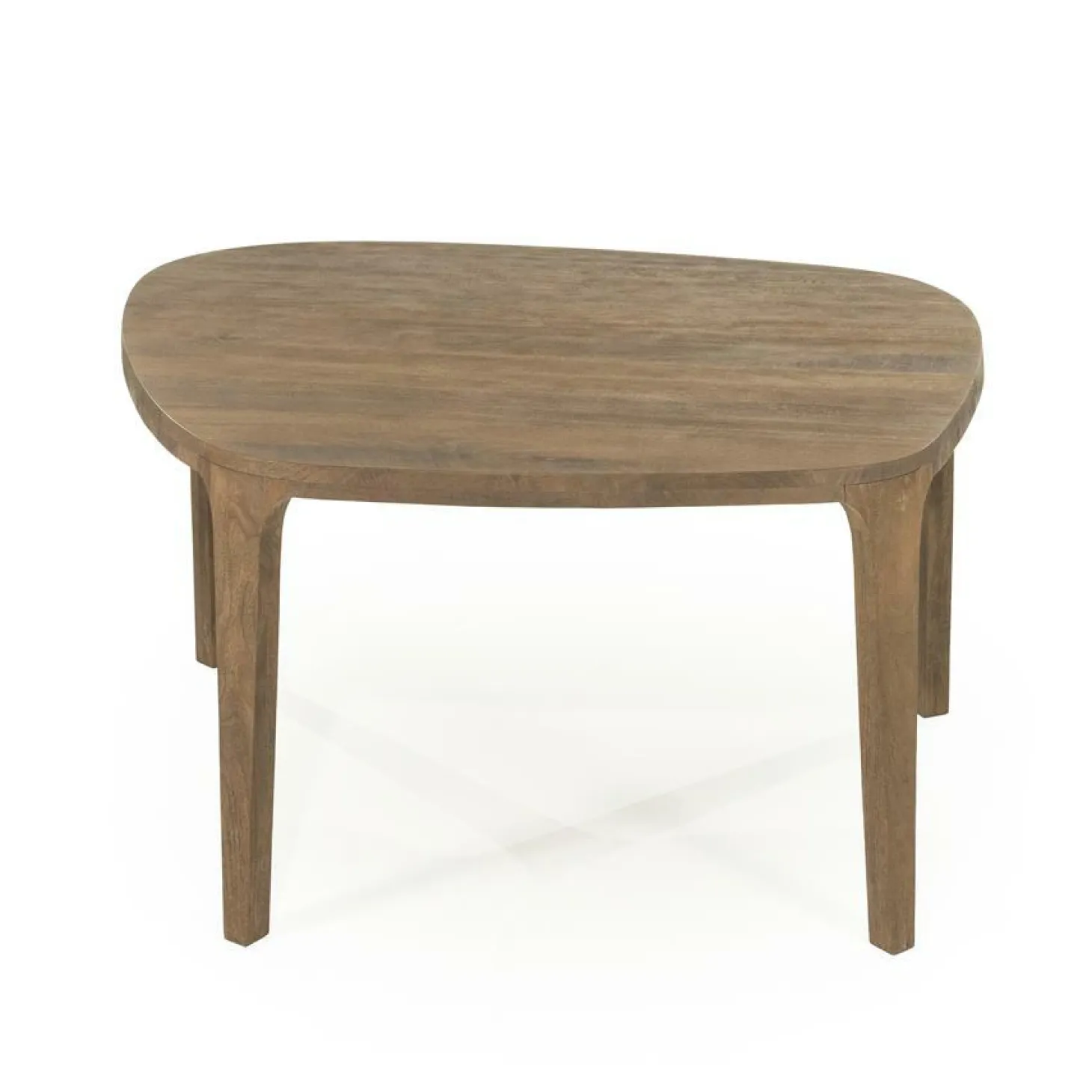 Organische Eettafel Taylor Mangohout - 140 cm - Loft24.nl