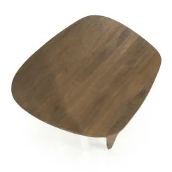 Organische Eettafel Taylor Mangohout - 140 cm - Loft24.nl