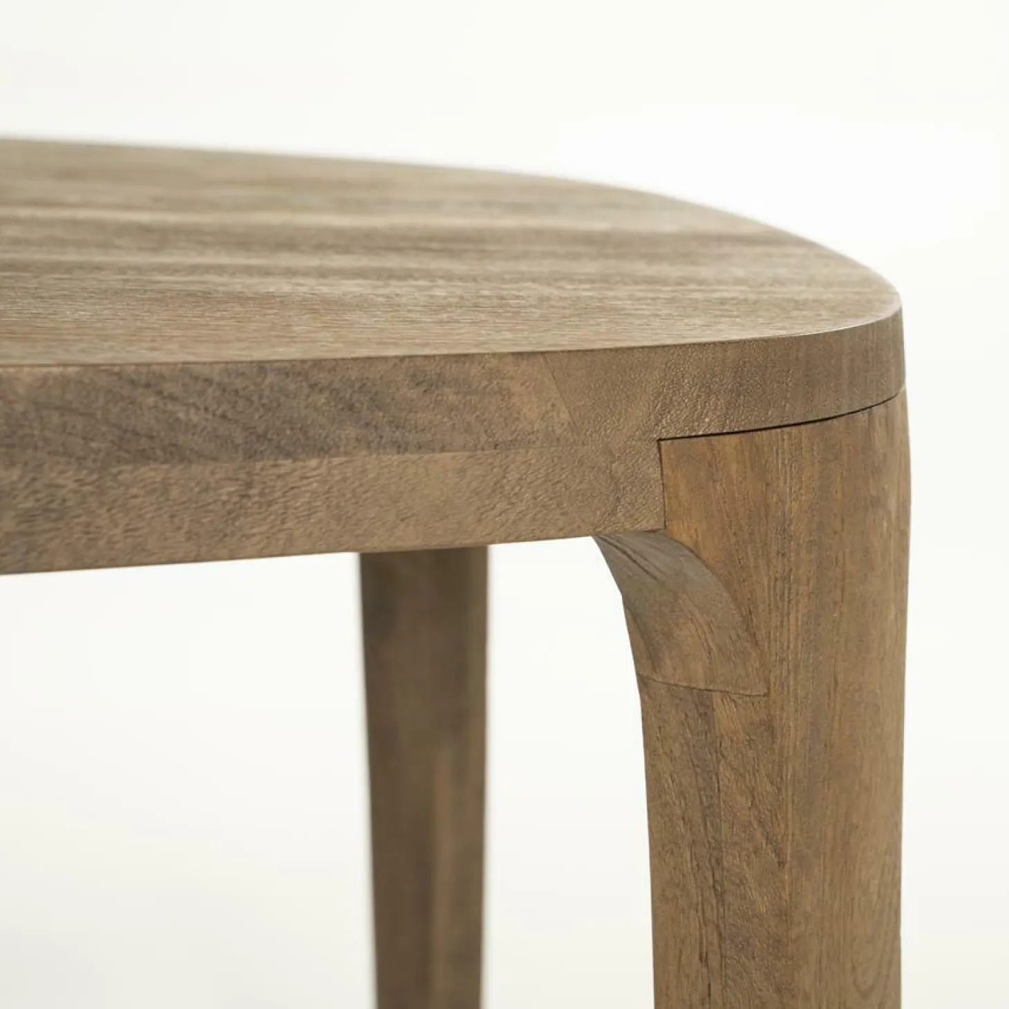 Organische Eettafel Taylor Mangohout - 140 cm - Loft24.nl