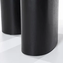 Organische Eettafel Walter Eikenhout 220 x 100cm - Zwart - Loft24.nl