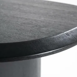 Organische Eettafel Walter Eikenhout 300 x 120cm - Zwart - Loft24.nl