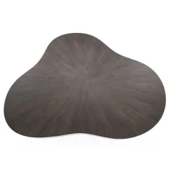 Organische Salontafel Bobbie - donkerbuin - 150 x 110 cm - Loft24.nl