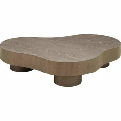 Organische Salontafel Bogor Set van 2 stuks - Bruin - Loft24.nl