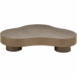 Organische Salontafel Bogor Set van 2 stuks - Bruin - Loft24.nl