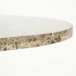 Organische Salontafel Bradley Marmer en mangohout 120 x 75cm - Loft24.nl