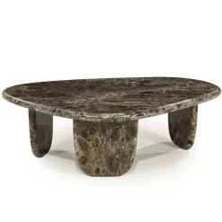 Organische Salontafel Devin Marmer 100 x 85 cm - Loft24.nl