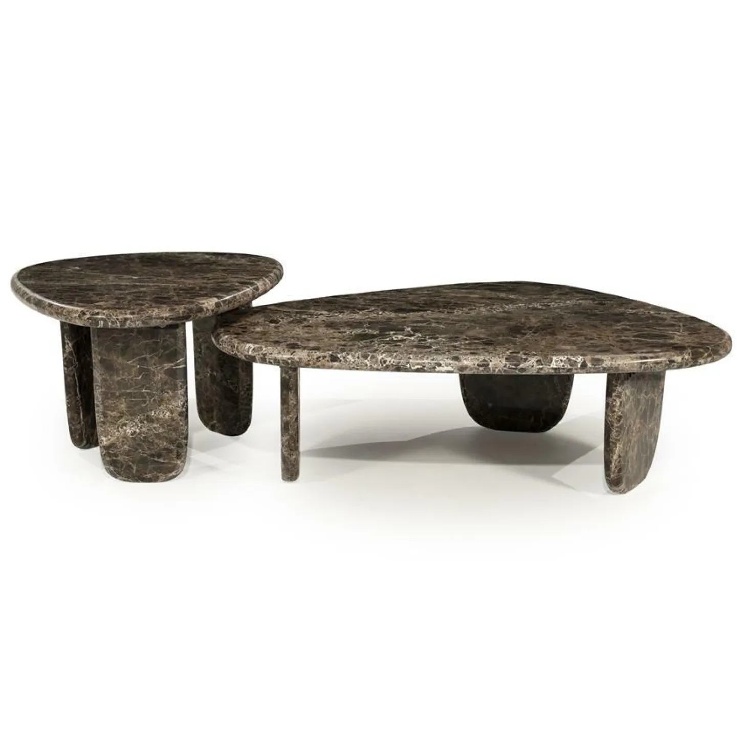 Organische Salontafel Devin Marmer 65 x 56cm - Loft24.nl