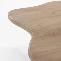 Organische Salontafel Fall Mangohout Set van 2 - Naturel - Loft24.nl