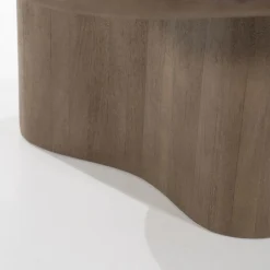 Organische Salontafel Fall Mangohout Set van 2 - Bruin - Loft24.nl