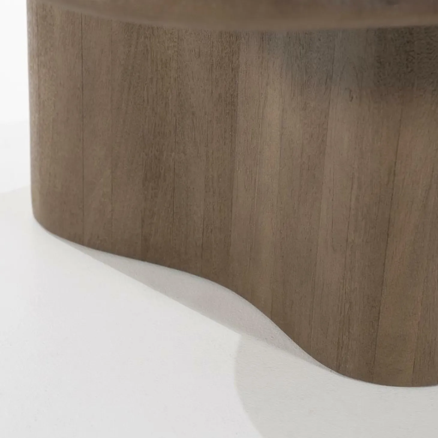 Organische Salontafel Fall Mangohout Set van 2 - Bruin - Loft24.nl