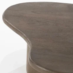 Organische Salontafel Fall Mangohout Set van 2 - Bruin - Loft24.nl