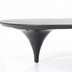 Organische Salontafel Fay Zwart - 162 x 114 cm - Loft24.nl