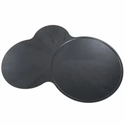 Organische Salontafel Fay Zwart - 162 x 114 cm - Loft24.nl