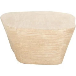 Organische Salontafel Fictus 125 x 89 cm - Faux Travertin - Loft24.nl