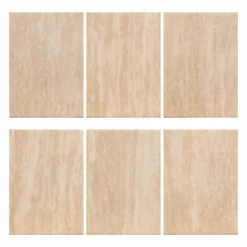 Organische Salontafel Fictus 130 x 80 cm - Faux Travertin - Loft24.nl