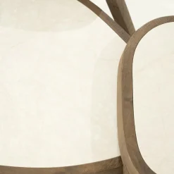 Organische Salontafel Fred Marmer en mangohout - 64 cm - Loft24.nl