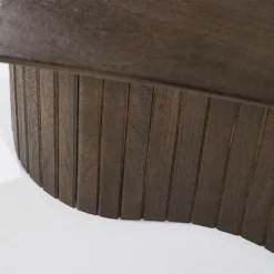 Organische Salontafel Jordy Mangohout Bruin - 130 x 70cm - Loft24.nl