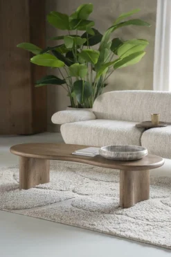 Organische Salontafel Josh - Bruin - Loft24.nl