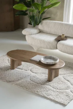 Organische Salontafel Josh - Bruin - Loft24.nl