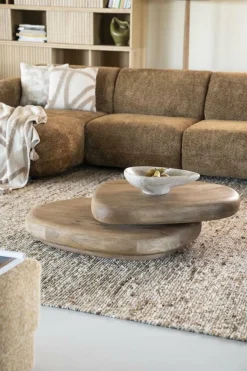 Organische Salontafel Kabo Mangohout - Naturel - Loft24.nl