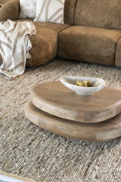Organische Salontafel Kabo Mangohout - Naturel - Loft24.nl