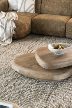 Organische Salontafel Kabo Mangohout - Naturel - Loft24.nl