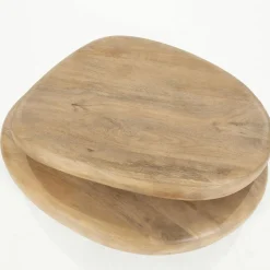 Organische Salontafel Kabo Mangohout - Naturel - Loft24.nl