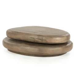 Organische Salontafel Kabo Mangohout - Bruin - Loft24.nl