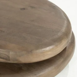 Organische Salontafel Kabo Mangohout - Bruin - Loft24.nl