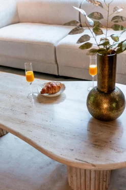 Organische Salontafel La Cantera travertin - Loft24.nl