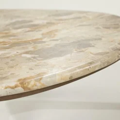 Organische Salontafel Marnish Marmer en mangohout - klein - Loft24.nl
