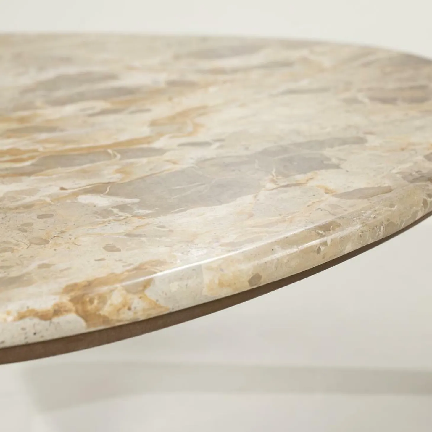 Organische Salontafel Marnish Marmer en mangohout - klein - Loft24.nl