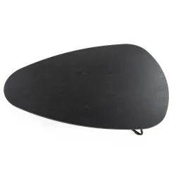 Organische Salontafel Moos Eikenhout 85 x 95 cm - Zwart - Loft24.nl