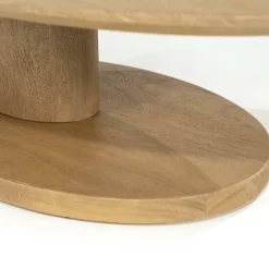 Organische Salontafel Novia Mangohout 120 x 80cm - Naturel - Loft24.nl