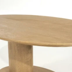 Organische Salontafel Novia Mangohout 90 x 60cm - Naturel - Loft24.nl