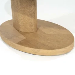 Organische Salontafel Novia Mangohout 90 x 60cm - Naturel - Loft24.nl