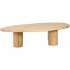 Organische Salontafel Oakley 160 x 80 cm - Naturel - Loft24.nl