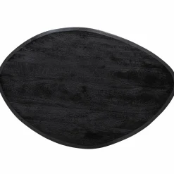 Organische Salontafel Posture Mangohout 120x80cm - Zwart - Loft24.nl