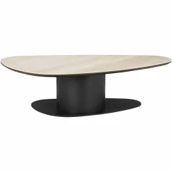 Organische Salontafel Ritz 140 x 75 cm -Travertin - Loft24.nl