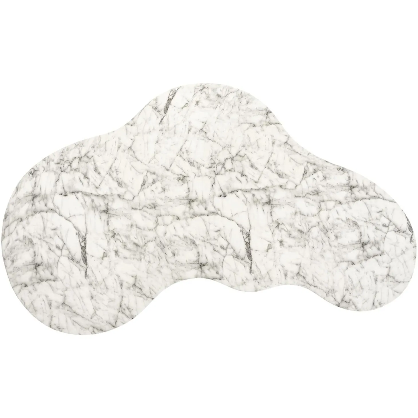 Organische Salontafel Rockyard Faux Marmer - 127 x 122 cm - Loft24.nl