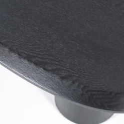 Organische Salontafel Walter Eikenhout Zwart - 96 x 78 cm - Loft24.nl