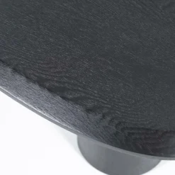Organische Salontafel Walter Eikenhout Zwart - 106 x 88 cm - Loft24.nl