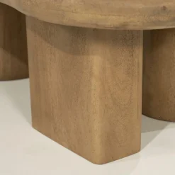 Organische Salontafel Yuo Mangohout - Naturel - Loft24.nl