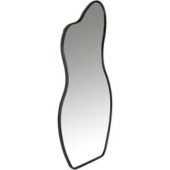 Organische Spiegel Aldon 181 x 91cm kleur Zwart - Loft24.nl