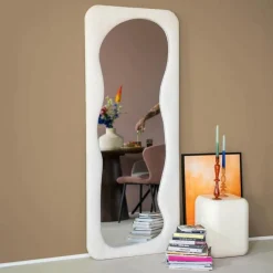 Organische Vloerspiegel Evol Bouclé 180 x 72 cm - Loft24.nl