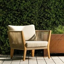 Outdoor Loungestoel San Remo Teakhout - Zand - Loft24.nl